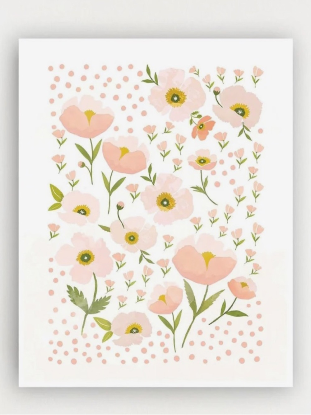 Clementine Kids “Floral Blossom” Wall Art Print
